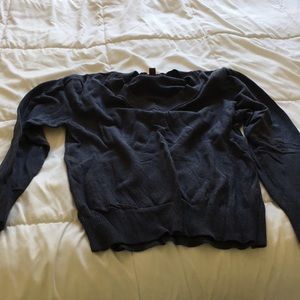 Navy blue sweater
